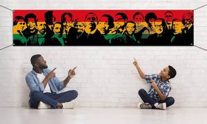 Bannière du mois de l'histoire des Noirs Fond du festival du patrimoine afro-américain pour la fête de vacances - Product Image 6