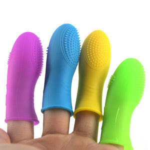 Faak मिनी उंगली स्टाल आस्तीन 5 रंग सेट महिलाओं महिला भगशेफ संभोग masturbator मालिश masturbator fingerstall सेक्स उत्पाद - Product Image 4