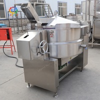 Marmite de cuisson commerciale inclinable électrique/gaz avec agitateur pour la fabrication de ghee, beurre, khoya et bonbons