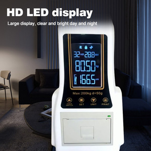 Mới Nhất Siêu Âm Điện Tử Kỹ Thuật Số 200Kg <span class=keywords><strong>BMI</strong></span> Cơ Thể Y Tế Chiều Cao Đo Trọng Lượng Cơ Thể Quy Mô - Product Image 6