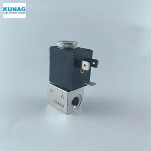 Vanne solénoïde en acier inoxydable 3011-A2 G1-8 double normalement fermée électro-pneumatique pour milieux à température normale - Product Image 3