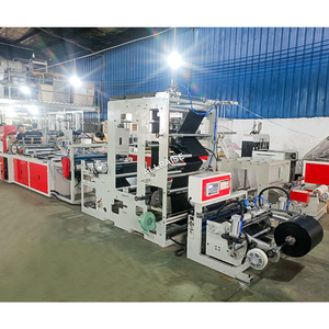 Tự động đứng lên PE nhựa Ziplock Túi sản xuất cắt bên niêm phong máy Thanh TrượT Dây Kéo Túi Túi máy làm - Product Image 4