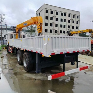 شاحنة شاكمان <span class=keywords><strong>6</strong></span>×4 ثقيلة مزودة برافعة - رافعة هيدروليكية مفصلية بالفنجر بحمولة 12 طن مع سطح تحميل - Product Image 6