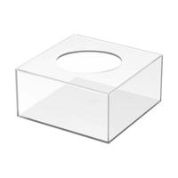 Beliebte transparente Acryl Kuchen regal kann gefüllt werden