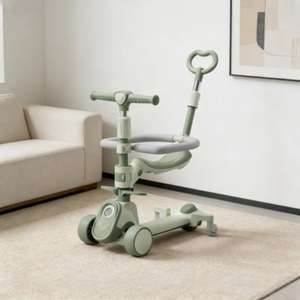 <span class=keywords><strong>Trottinette</strong></span> pour enfants pas chère avec 3 roues, cadre en acier, design pliable, matériau PU, jouet pour bébé - Product Image 4