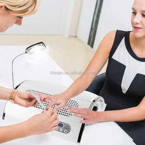 2020 creo que Venta caliente 5 en 1 Multi función de uñas colector de polvo de vacío con lámpara de mesa LED - Product Image 3