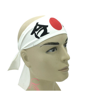 Coton personnalisé de haute qualité Japon <span class=keywords><strong>Hachimaki</strong></span> Bandeau traditionnel avec logo - Product Image 3