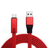 Nuevo Cable de Carga Rápida Reparable de TPE Plano 3A Micro/Tipo C/8 Pines para iPhone, Reciclable y Renovable