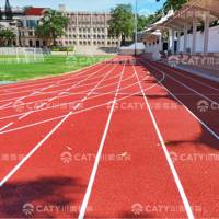 UV-Beständige Gummi-Laufbahn Vorgefertigte Athletik-Laufbahn Bodenmatten Verbundkunststoff für Leichtathletik
