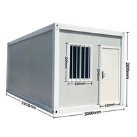 Casa Modular Desmontable con Certificación CE de 20 pies con Garantía Estructural de 2-5 Años y Red Global de Servicio Postventa