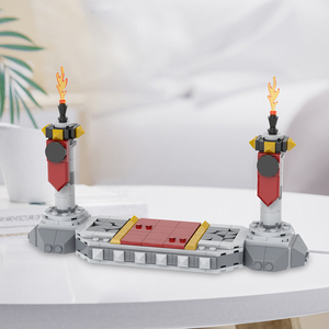 Base di Bowser di <span class=keywords><strong>Mario</strong></span> Leguoguo MOC MOOXI MOC1223 Set di Costruzioni con Minifigure Giocattolo Senza Personaggi - Product Image 2