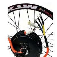 Kit moteur de moyeu de vélo électrique QS205 V3 3.5T 150mm 72V5000W 110km/h 26/27.5/29'' avec contrôleur Sabvoton V2 100A UKC1+