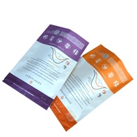 Feuille d'aluminium Zip Lock Ziplock Standing Doypack Standup Stand Up Pouches Bag eco friendly meilleur emballage pour fruits déshydratés