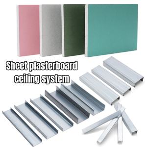 לוח גבס לתקרה לבן BA13 עמיד אש ועמיד למים, קיר גבס מחיצה 9-16 מ\\\"מ - Product Image 6