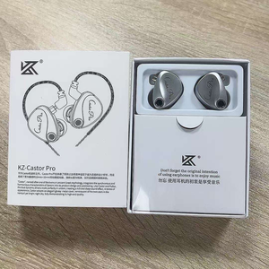 Écouteurs filaires haut de gamme 2DD KZ Castor PRO 2026, qualité sonore Hi-Fi, basses stéréo, casques de jeu intra-auriculaires, moniteurs - Product Image 4