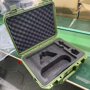 Étui de voyage étanche rigide Starlink <span class=keywords><strong>Mini</strong></span> avec boîte de rangement en mousse moulée Accessoires Sac de rangement verrouillable Vert - Product Image 3