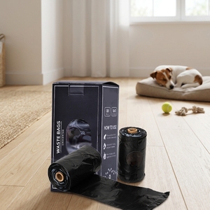 Bolsas para Desechos de Perros Recicladas Post-Consumo de Marca Privada para Limpieza de Mascotas al Aire Libre, Grosor y Empaque Personalizados - Product Image 4