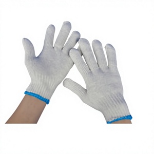 ถุงมือเซฟตี้อุตสาหกรรม OMET Durable 7 ออนซ์ ผ้าฝ้ายผสมโพลีเอสเตอร์ ปราศจากน้ำยาง ปรับขนาดได้ กันลื่น ทนความร้อน ป้องกันการบาด ป้องกันการตัด ระบายอากาศได้ดี - Product Image 1
