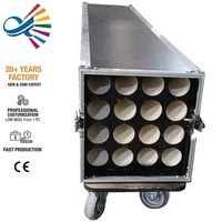 Flight case sur mesure pour 16 microphones avec séparateurs, type road case