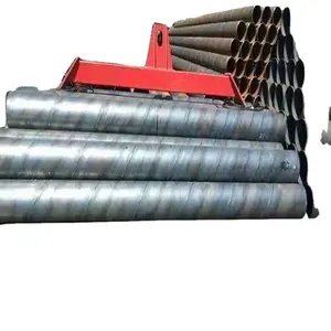 De acero espiral de acero al carbono tubería Sierra 219 ~ 2500mm de diámetro contra la corrosión tratamiento de superficie