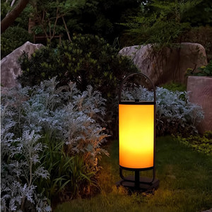 Lampe de jardin LED rechargeable, étanche, pour extérieur, allée, villa, cour, aménagement paysager - Product Image 3