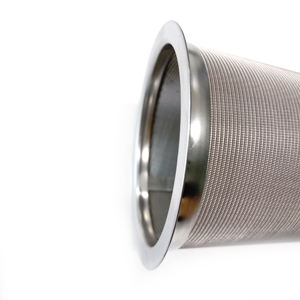 Infuseur à thé et fruits en <span class=keywords><strong>maille</strong></span> fine 8x15cm, cafetière glacée, filtre à <span class=keywords><strong>café</strong></span> infusé à froid avec anneau d'étanchéité pour pot à large ouverture - Product Image 4