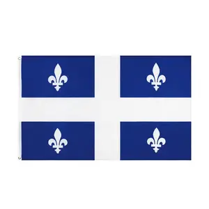 Wholesale Canada Flag 3x5 Ft Canadian Province of Quebec Flags