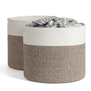 Настенная корзина из дерева и ротанга, складная, с откидной крышкой, для хранения хлеба, еды, фруктов, закусок, цветов, белья, квадратная, в деревенском стиле - Product Image 6