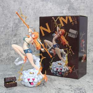 Figura de Anime de <span class=keywords><strong>Nami</strong></span> de 30 cm, IU Popmax <span class=keywords><strong>Sexy</strong></span> Gris, Modelo de PVC, Muñeca de Dibujos Animados, Figura de <span class=keywords><strong>One</strong></span> <span class=keywords><strong>Piece</strong></span>, Decoración de Escritorio para Adultos - Product Image 2