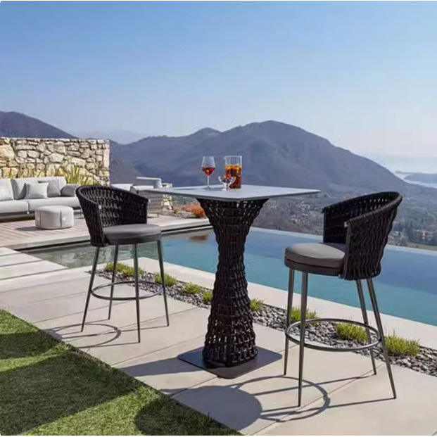 Tabouret de bar Style A (rotin)