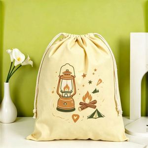 Custom Logo Portable Advertising Heavy Canvas <b>Drawstring</b> <b>Backpack</b> Breathable Recyclable Sack for Outdoor Ball Sports Training - Product Image 3