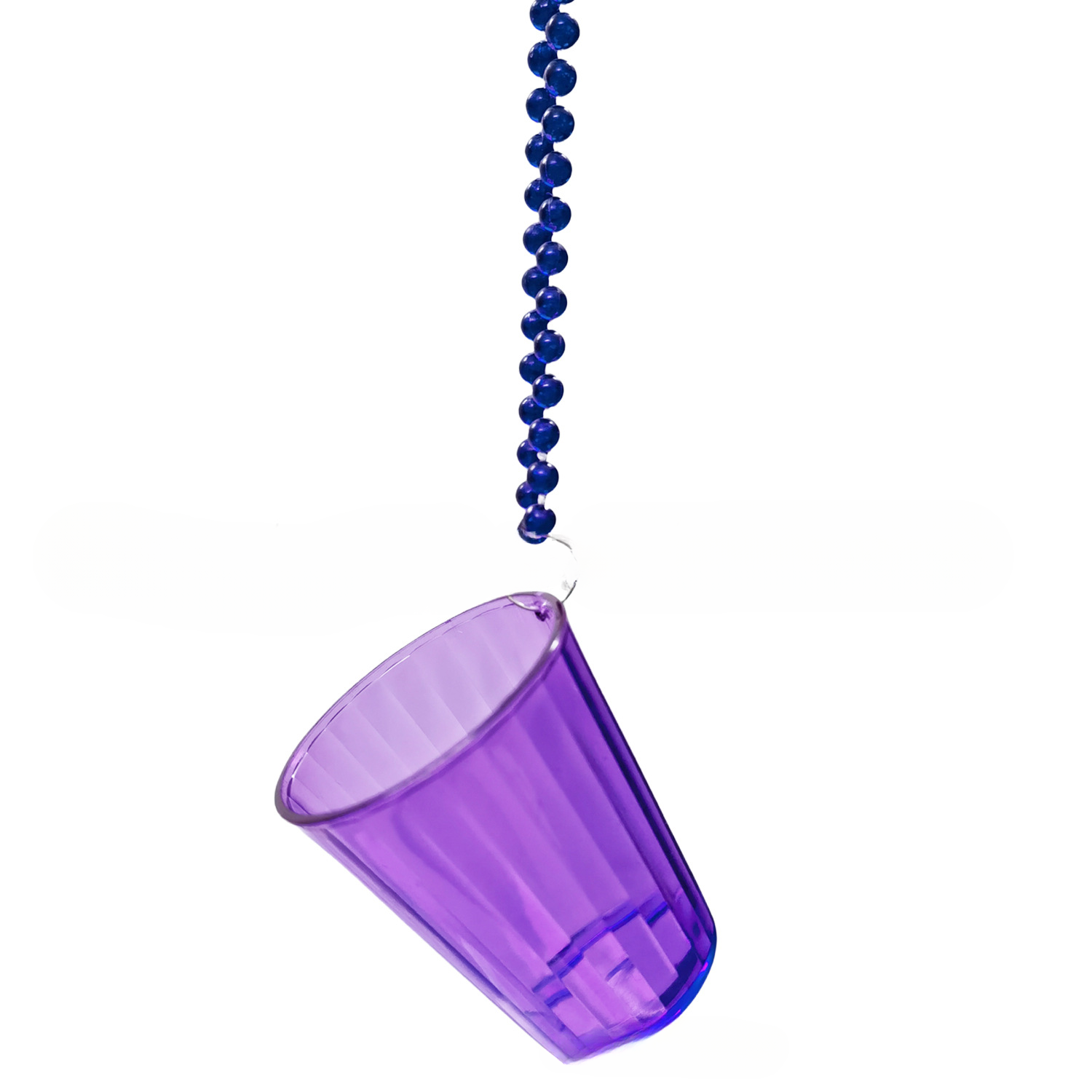 Tasse rayée, violet transparent