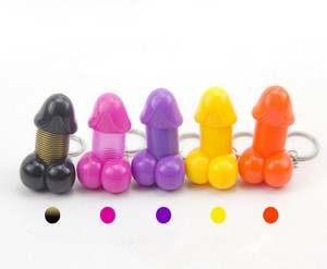 <b>Novelty</b> Custom Double PVC Keychain Unique Toy Rubber Keychain for Spring Promotions Party Supplies Gift Keychain - Product Image 1