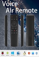 Promotion G20 Souris Air Vocale 2.4G Télécommande Vocale G20S Gyroscope Clavier et Souris Sans Fil pour Boîtier TV Intelligent