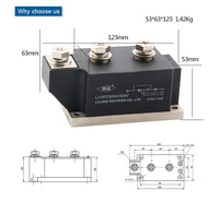 Module de diode thyristor SCR 500Amp 1600V MFC500A