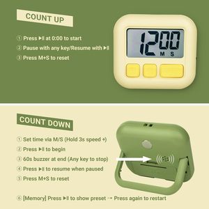 Minuteur de comptage à rebours créatif Google pour la productivité, minuteur de bureau Pomodoro pour l'étude des enfants, minuteur numérique magnétique intelligent pour la gestion du temps et la cuisine - Product Image 3