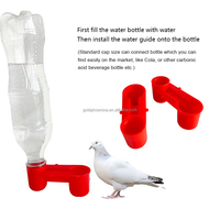 YYC DIY Abreuvoirs automatiques pour oiseaux, gobelets d'eau pour cages d'animaux, abreuvoir en plastique pour pigeons