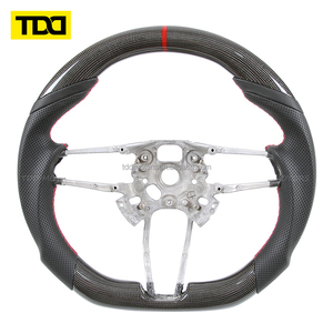 พวงมาลัยคาร์บอนไฟเบอร์แท้ TDD สำหรับ Porsche 911 718 918 Cayman Taycan 996 997 987 991 Panamera Macan Cayenne Cayman - Product Image 2