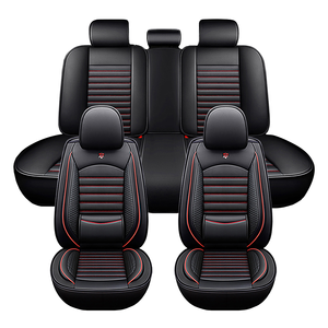 Set Completo di <span class=keywords><strong>Coprisedili</strong></span> Neri e Rossi Impermeabili per la Maggior Parte dei SUV e Camion, Accessori per Interni <span class=keywords><strong>Auto</strong></span> - Product Image 1