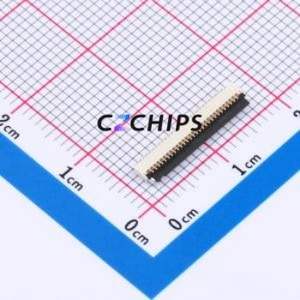 FPC-0.5FX-28PWBH10 FFC/FPC Connector SMD,P=0.5mm,Horizontal Mount Connector Flip Cover Type Bottom Contact 28P 0.5mm - Product Image 1