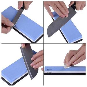 Đôi Mặt Nhôm Oxit Đá Mài Cho Nhật Bản Dao 400/1000/3000/6000/8000 Grit Dao Mài Đá Bộ - Product Image 5