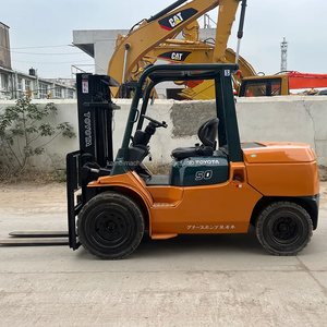 Chariots élévateurs bon marché FD30 FD35 Toyota FD50 d'occasion à usage agricole bonne condition Toyota FD50 à vendre chariot élévateur 5 tonnes diesel - Product Image 6