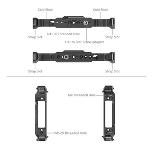 Kit de Soporte para Monitor SMALLRIG 3788B para Ninja <span class=keywords><strong>V</strong></span>/Ninja <span class=keywords><strong>V</strong></span>+, Jaula de Protección de Aleación de Aluminio, Parasol, Protector de Pantalla, Carcasa <span class=keywords><strong>Atomos</strong></span> - Product Image 5