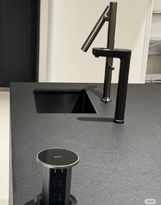 Meubles de cuisine modulaires en métal de conception italienne de luxe, meubles de rangement muraux, ensemble d'îlots de cuisine, salon, hôtel commercial moderne - Product Image 5