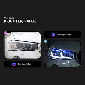 ชุดไฟหน้าโปรเจคเตอร์ <span class=keywords><strong>ED</strong></span> Bi-Beam สำหรับ BMW X3 F25 ปี 2010-2017 อัพเกรดไฟ DRL พร้อมไฟเลี้ยว - Product Image 2