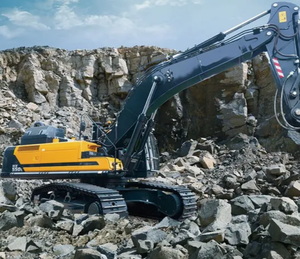 Meilleur prix de pelle Hyundai HX550L d'occasion grande pelle hydraulique sur chenilles de 50 tonnes grand équipement de terrassement d'occasion - Product Image 5