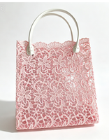 Sac fourre-tout élégant en crochet rectangulaire imperméable pour la plage, le shopping, ou comme sac à bandoulière