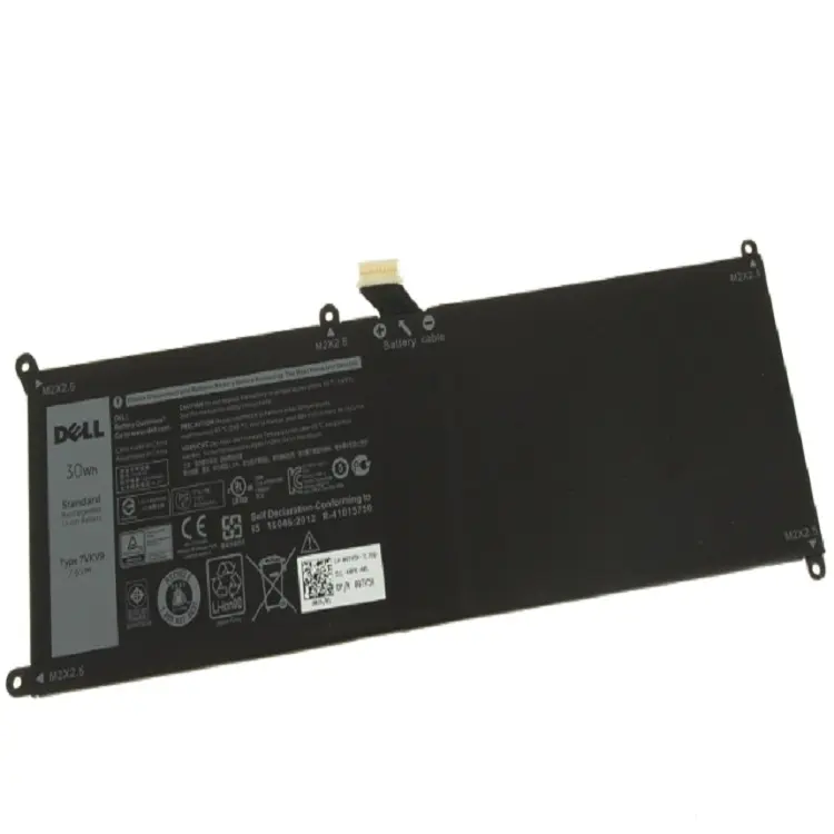 Replacement 30W laptop battery cell For Dell XPS 12 9250 Latitude 12 7275 7VKV9
