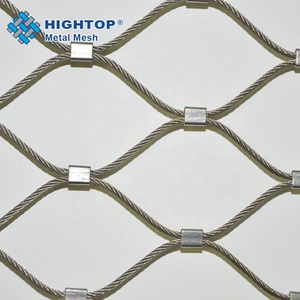 Giá Rẻ Giá Thép Không Gỉ Dệt Dây Dây Lưới Chim <span class=keywords><strong>Aviary</strong></span> Zoo Net Bao Vây Độ Dốc Cáp Bảo Vệ Dây Lưới - Product Image 4