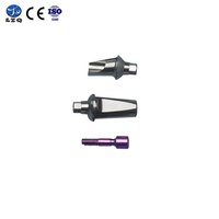 Abutment d'implant dentaire électrique en alliage de titane avec joint torique, temporaire, certifié CE, en promotion